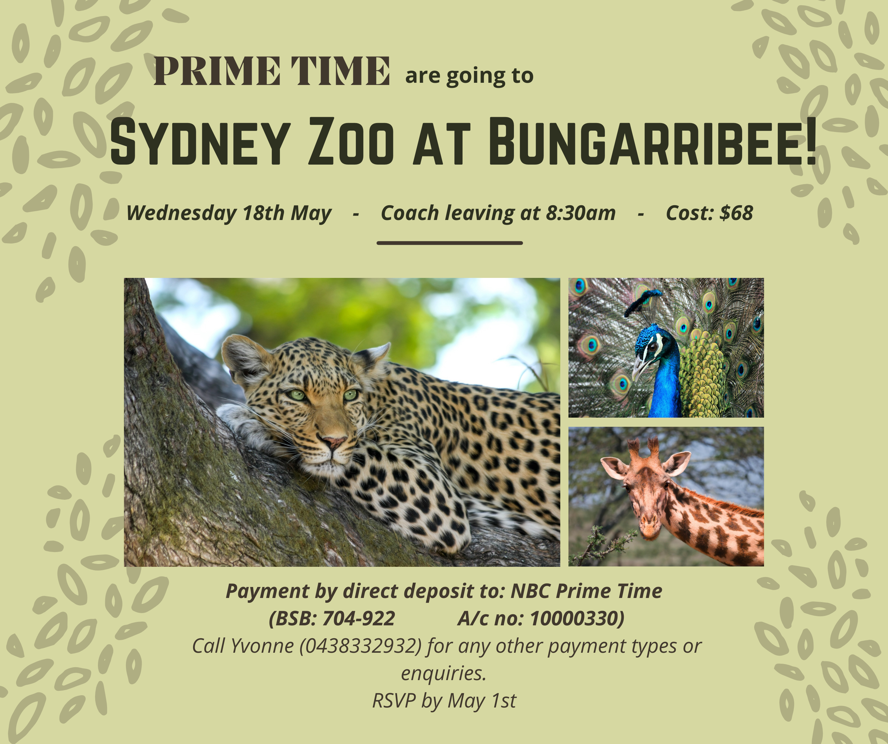 Prime Time- Sydney Zoo trip