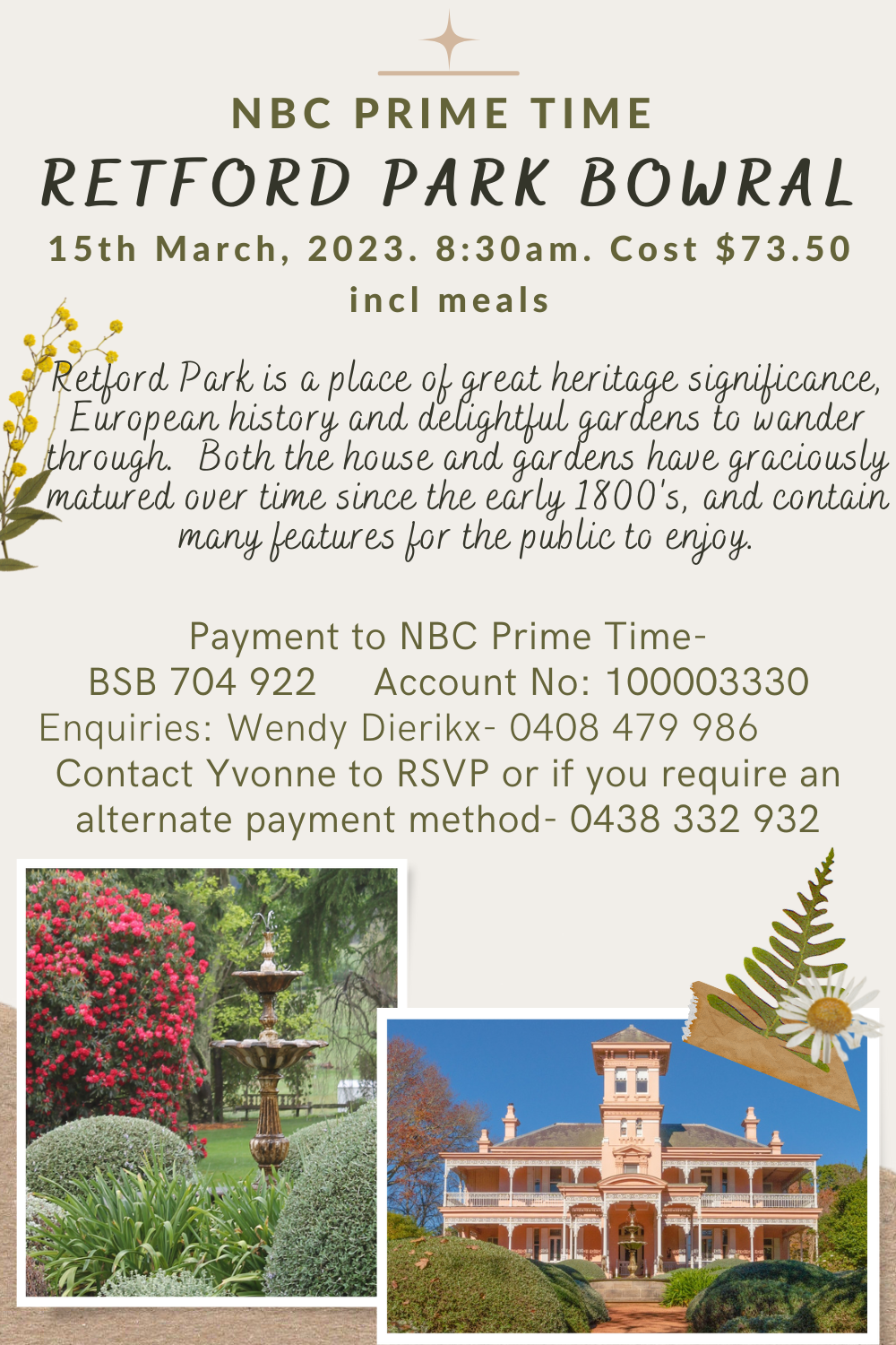 Prime Time – Retford Park Bowral