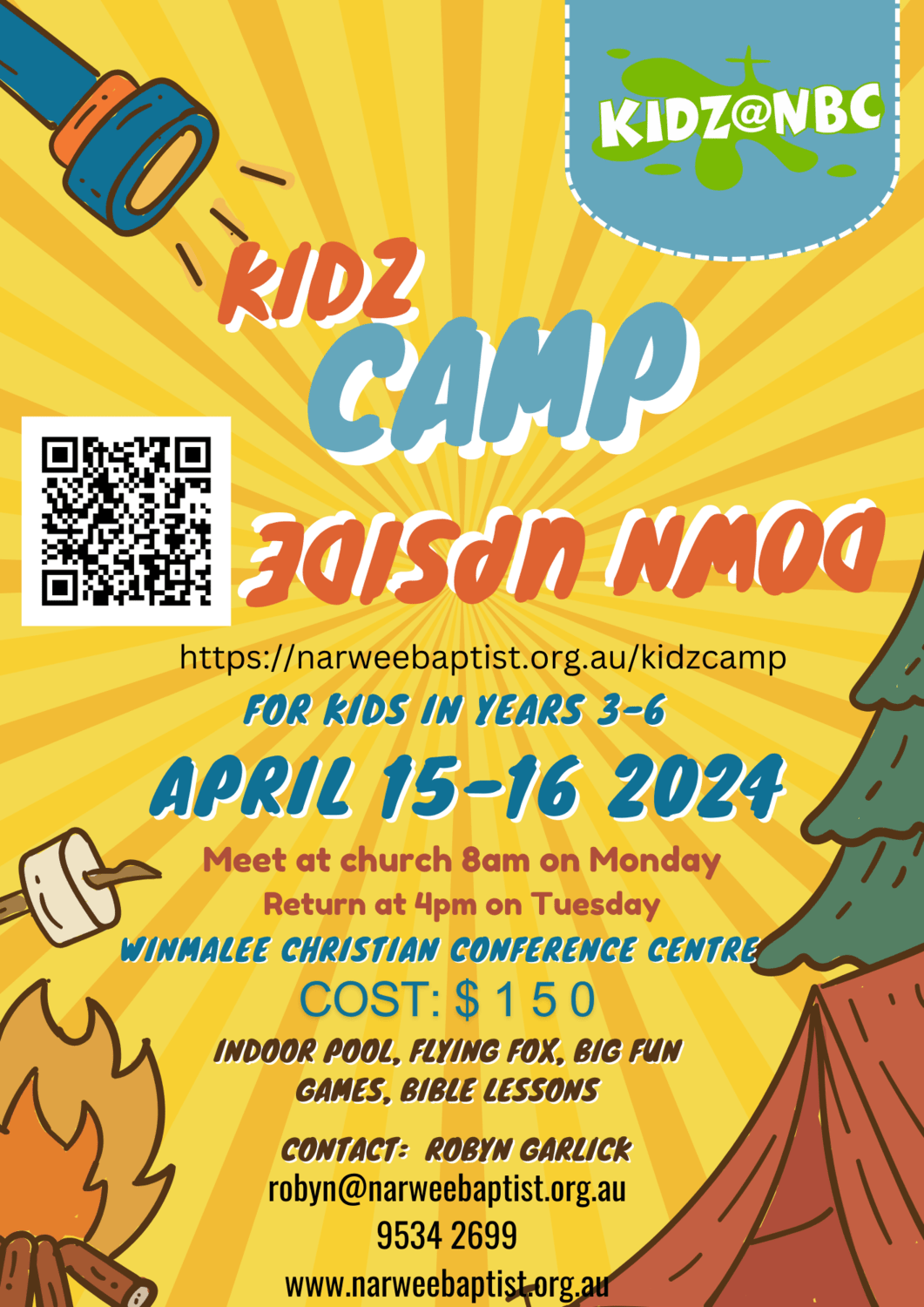 Kidz Camp 2024- UPSIDE DOWN!