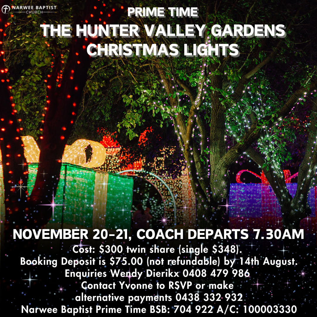 Prime Time- Hunter Valley Gardens Christmas Lights