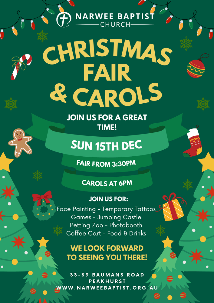Christmas Fair & Carols 2024