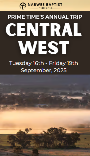 Prime Time Annual Trip- to the Central West!