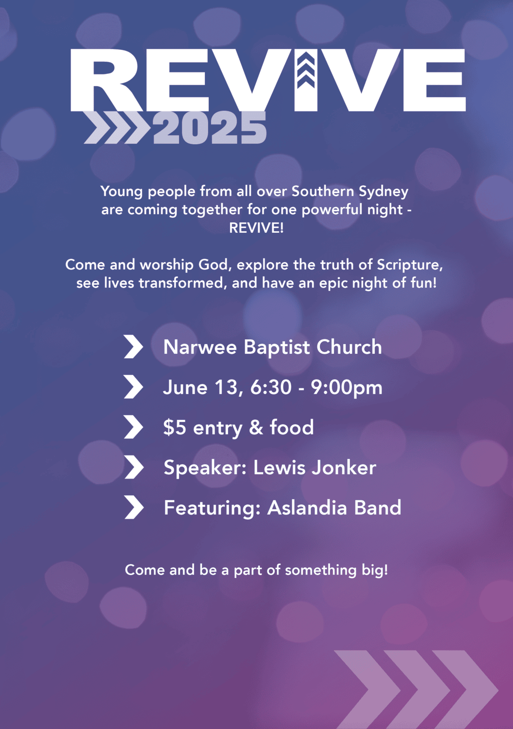 REVIVE 2025- an event for Youth