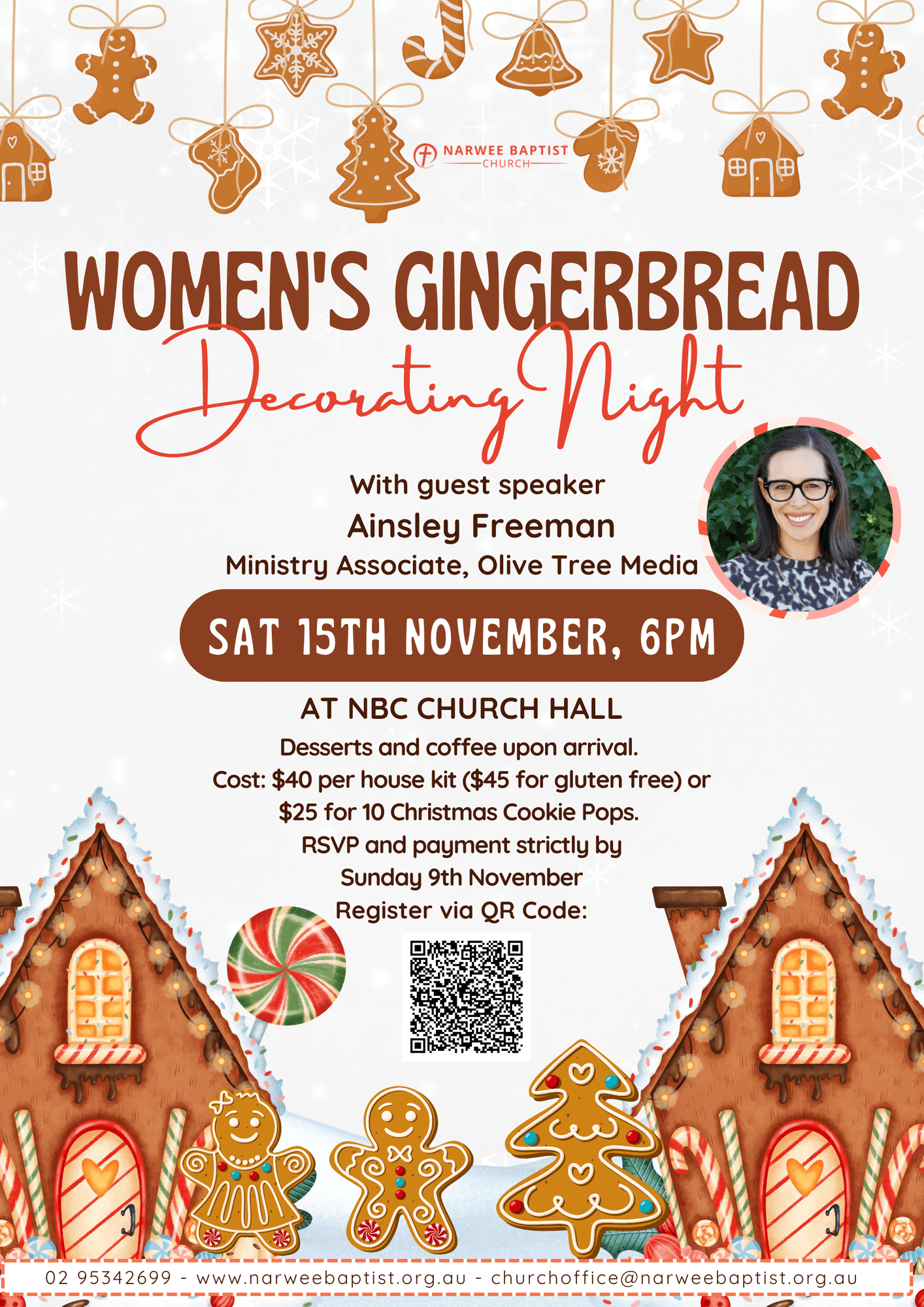 Women’s Gingerbread Decorating Night