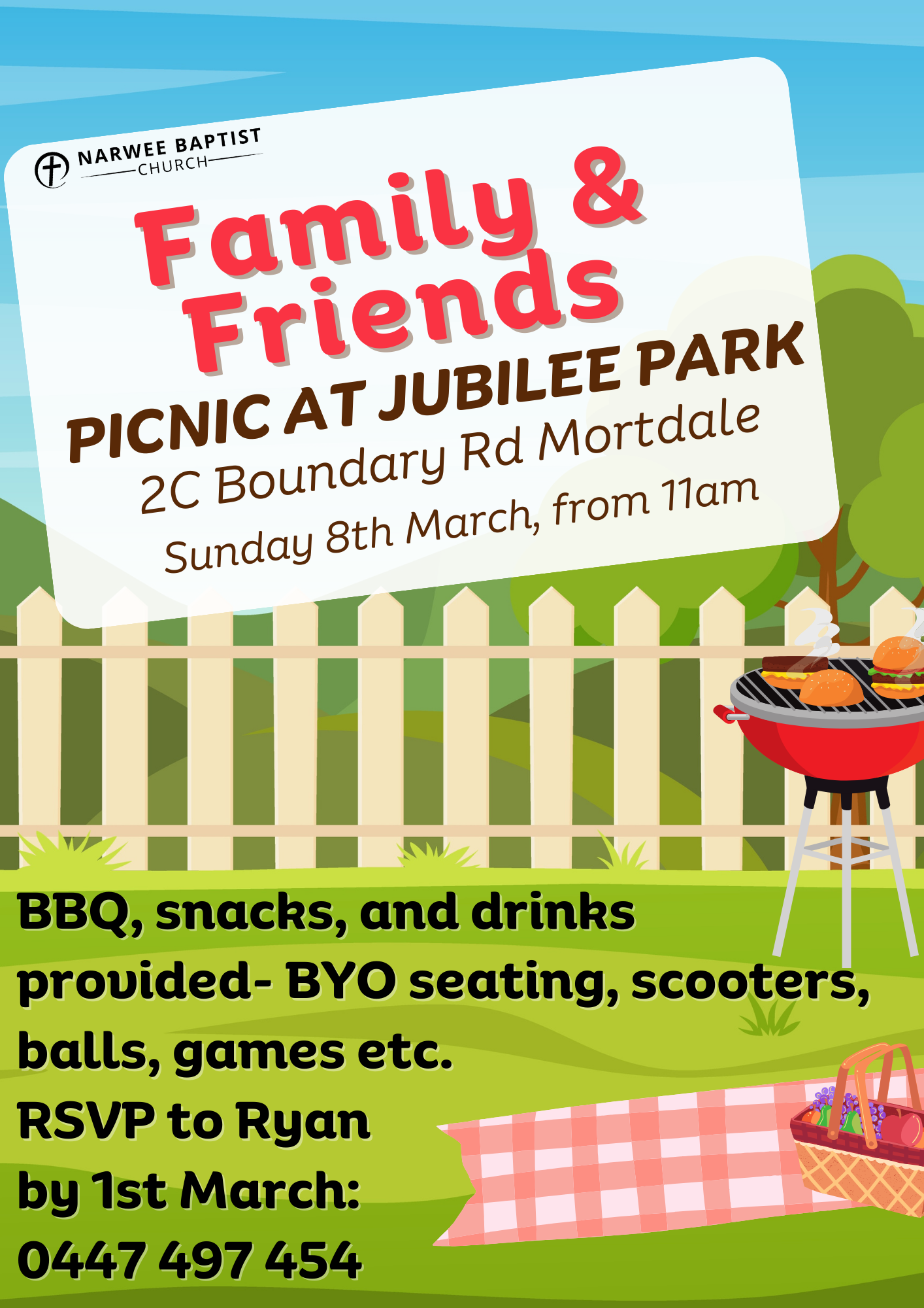 Families & Friends BBQ at Jubilee Park