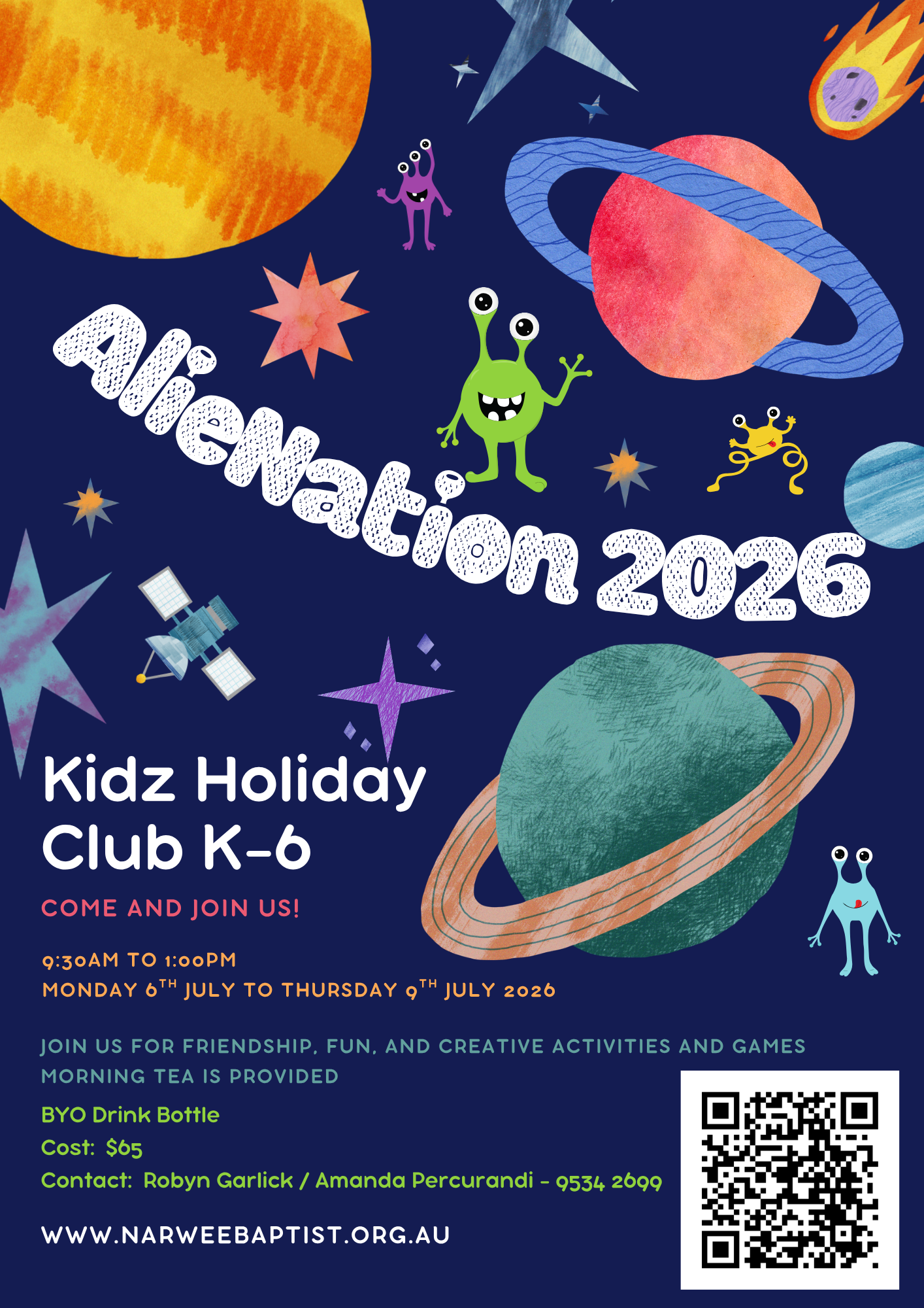 Holiday Club 2026- AlieNation!